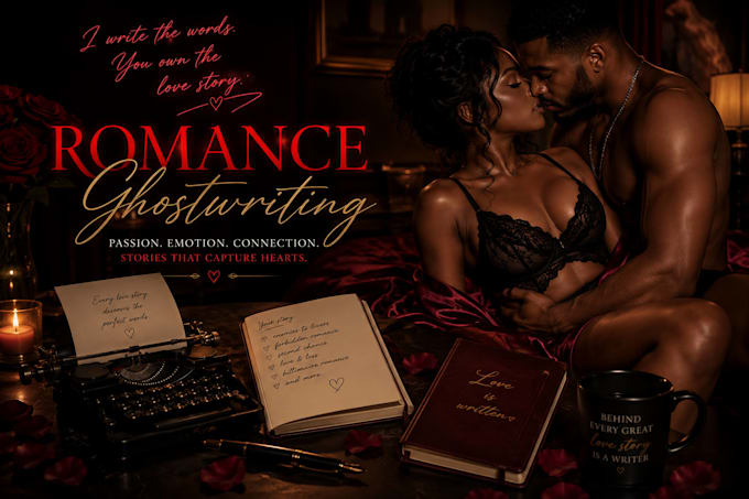 ghostwrite captivating romance, erotic, and love triangle