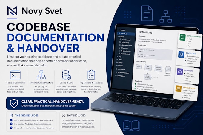 document your software codebase