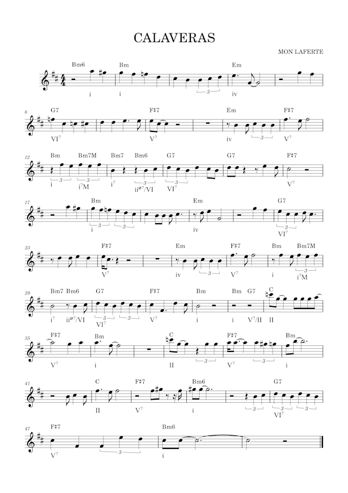 transcribe your song into sheet music