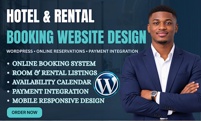 fix and build wordpress hotel booking and rental reservation website