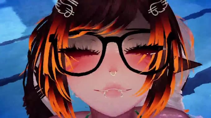 create custom vrchat furry avatar fursona anime 3d model full body rig