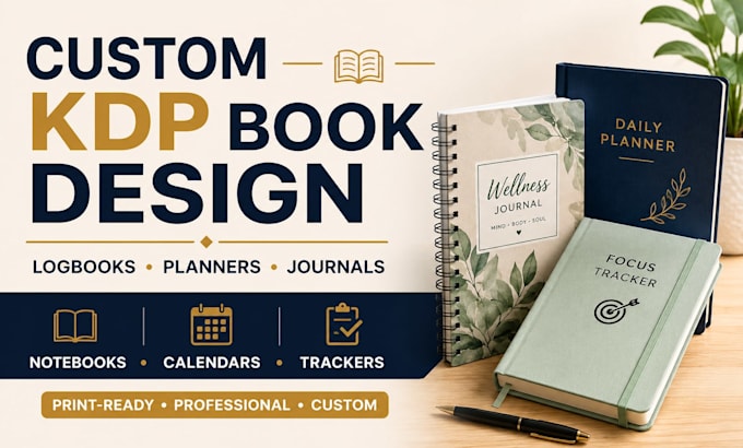 design custom logbook, planner, journal, interior design, notebook, calendar