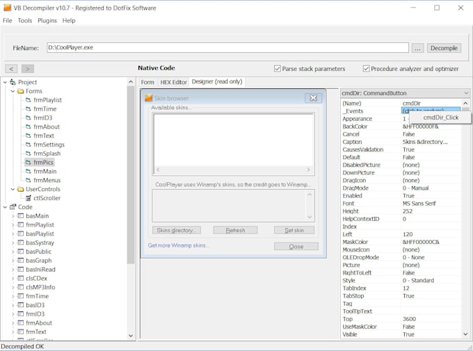decompile, modify, and recompile ea source code or ea files