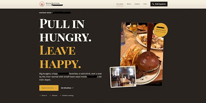create a website for your business
