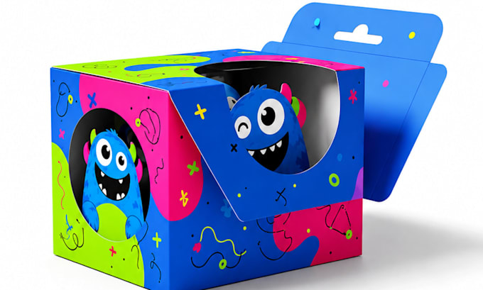 design amazon box packaging and toy packaging