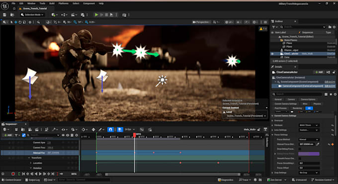 make 3d cinematic realistic character animation music videos cgi