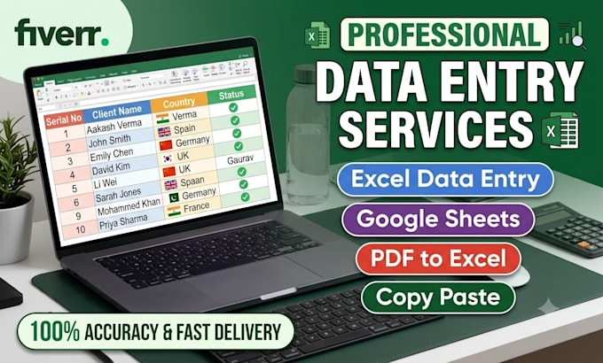 do accurate data entry