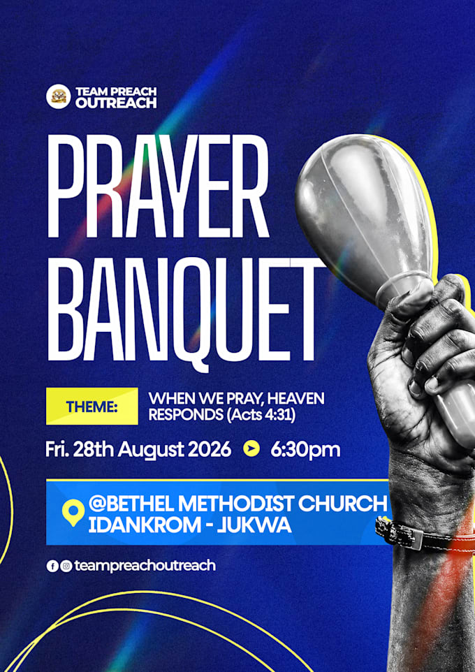 design a professional church flyer