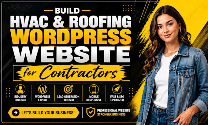 build wordpress hvac contractor website, wordpress roofing contractor website