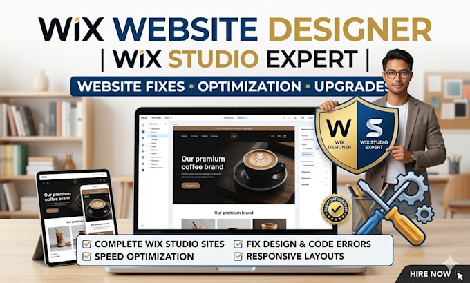 fix wix mobile responsiveness, layout and design issues