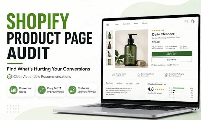design a high converting shopify product page