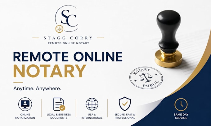 perform remote online notarization, notarize usps form 1583 international notary