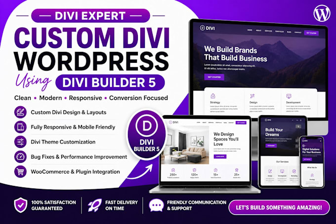 divi expert for custom divi website using divi wordpress builder 5