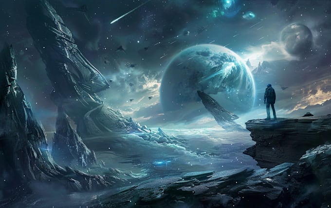 design sci fi illustration and sci fi sci fi illustration