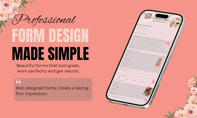 designs professional forms, registration forms and PDF forms