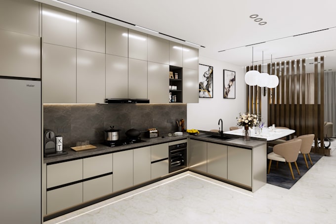 do 3d modelling, interior design and realistic 3d rendering using  enscape