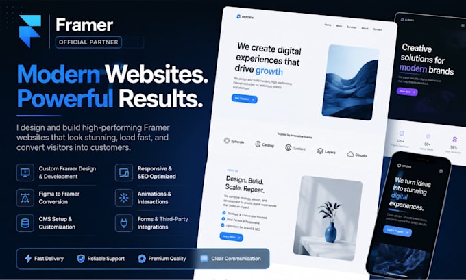 framer website develop framer website design framer developer framer website