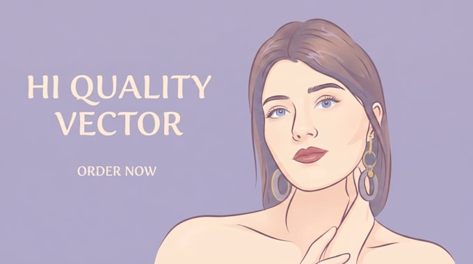 draw high quality vector portraits