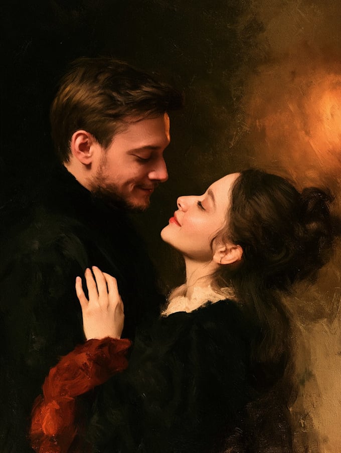 draw digital oil painting