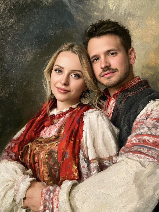 draw digital oil painting