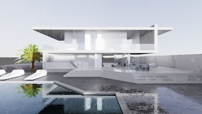 do 3d exterior interior design, 3d rendering for your house