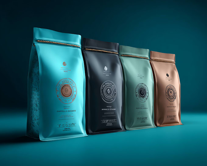 do coffee or tea packaging and label design for you