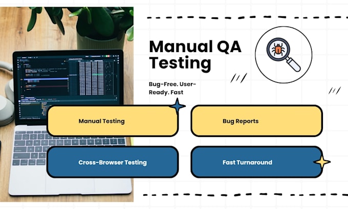 do manual testing and provide a bug report