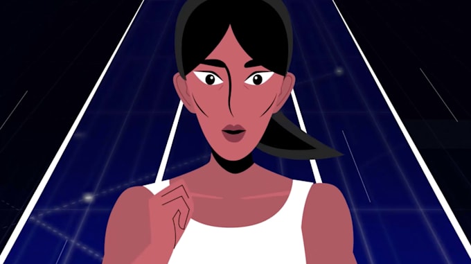 create a 2d explainer animation