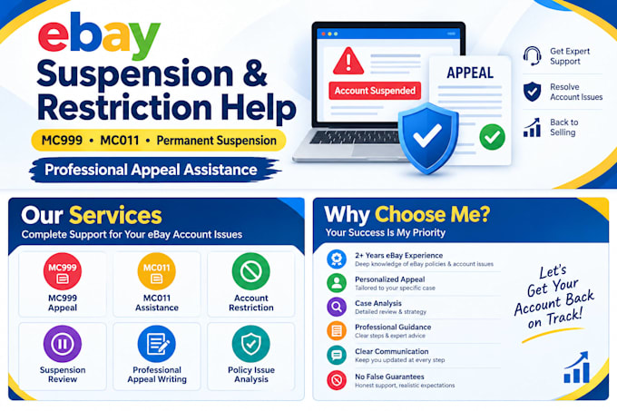 help recover your suspended ebay account
