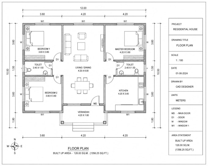create 2d cad drawings