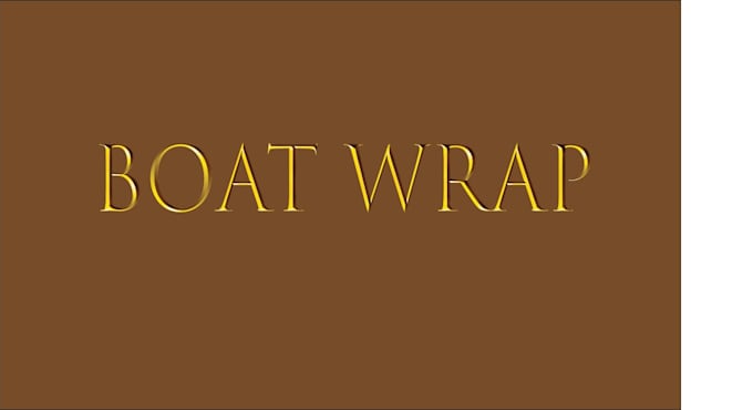 create boat wrap design