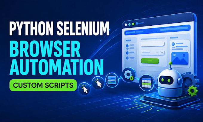 automate websites using python selenium