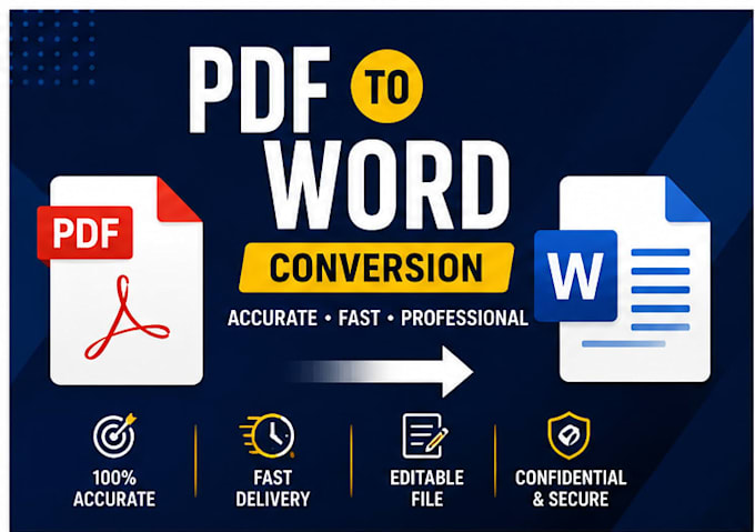 convert PDF to word and retype documents accurately