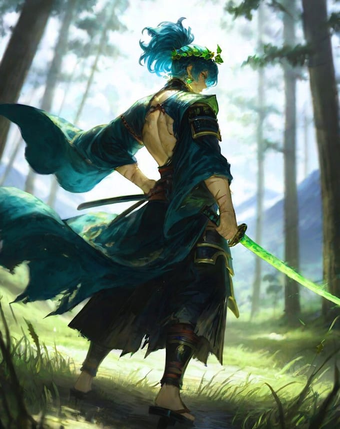 do fantasy character illustration