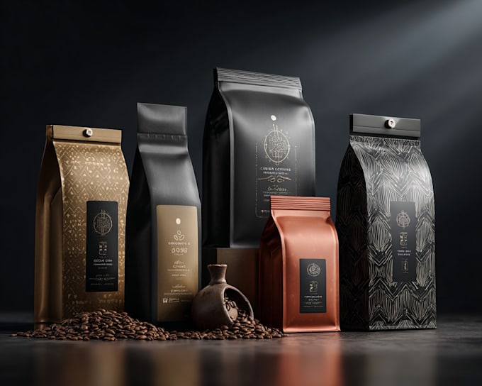 professional packaging design, honey label, spice label