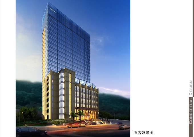 professional architectural design, facade, floor plan
