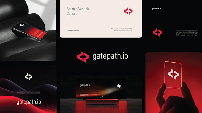 a professional logo and complete brand identity