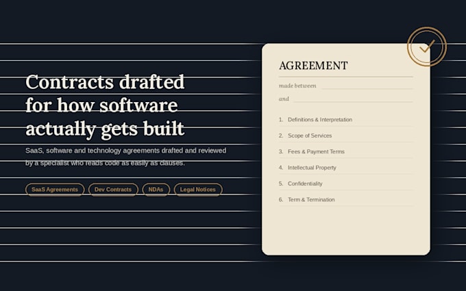 do technology agreement drafting