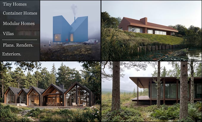 design modern tiny homes , modular and container homes