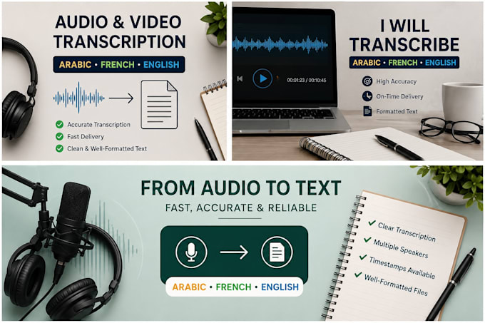 accurately transcribe audio and video