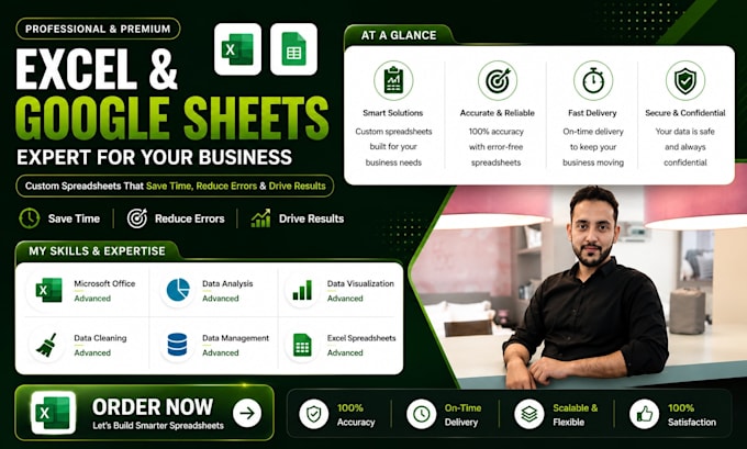 clean up, fix, and professionally organize messy excel data