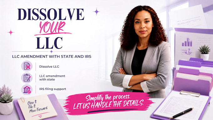 dissolve llc, close ein, llc dissolution, close llc, llc amendment, us llc