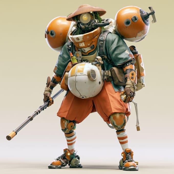 design an original mecha character for your game