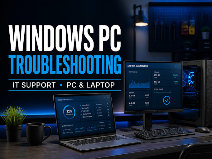 troubleshoot and fix windows PC and laptop problems
