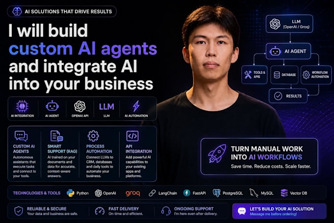 integrate ai agents, openai, groq, and llm automation