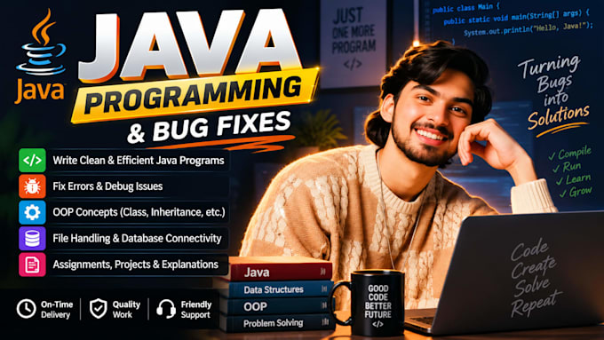 do java programming, scripts, fix ,debug , java projects