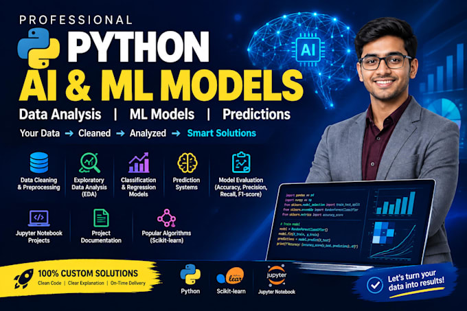 build python ai and ml models