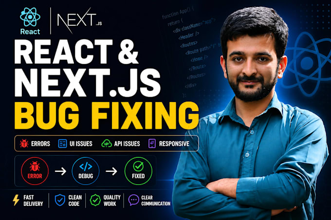 fix bugs and errors in your javascript, next js code
