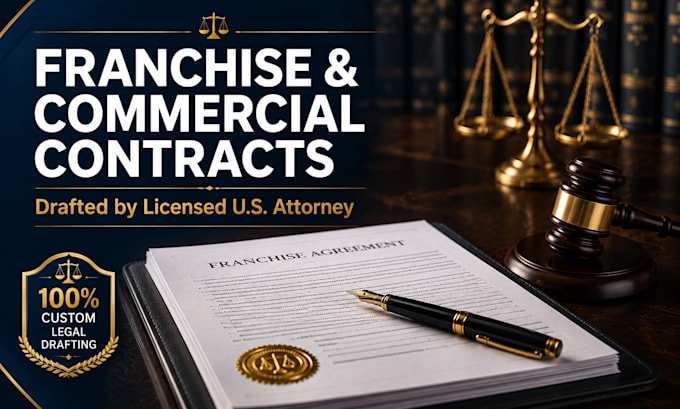 draft custom franchise commercial agreements