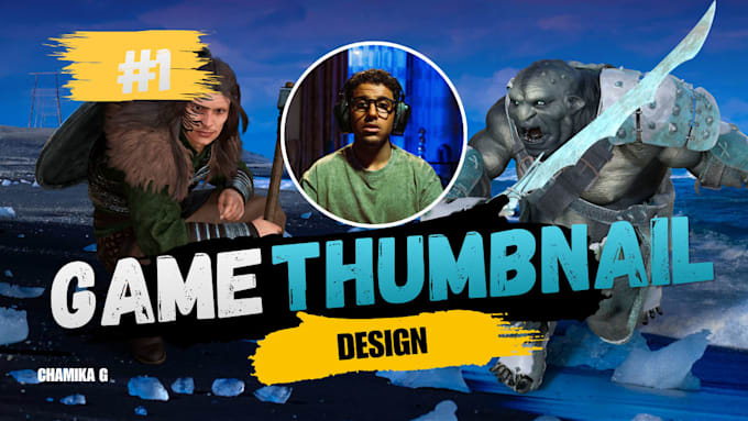 design amazing youtube thumbnail design